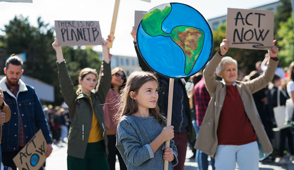 manifestación contra el cambio climático