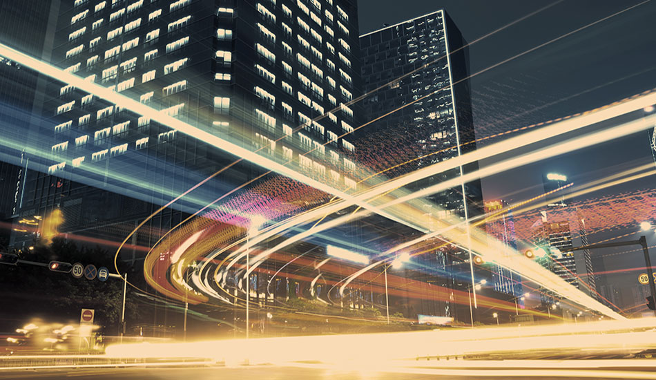 eficiencia ciudad iluminada