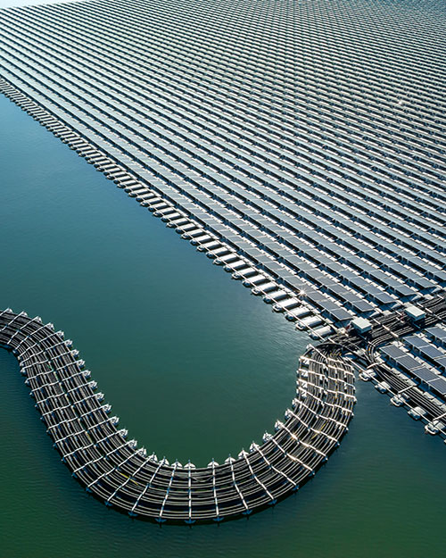 planta solar fotovoltaica flotante