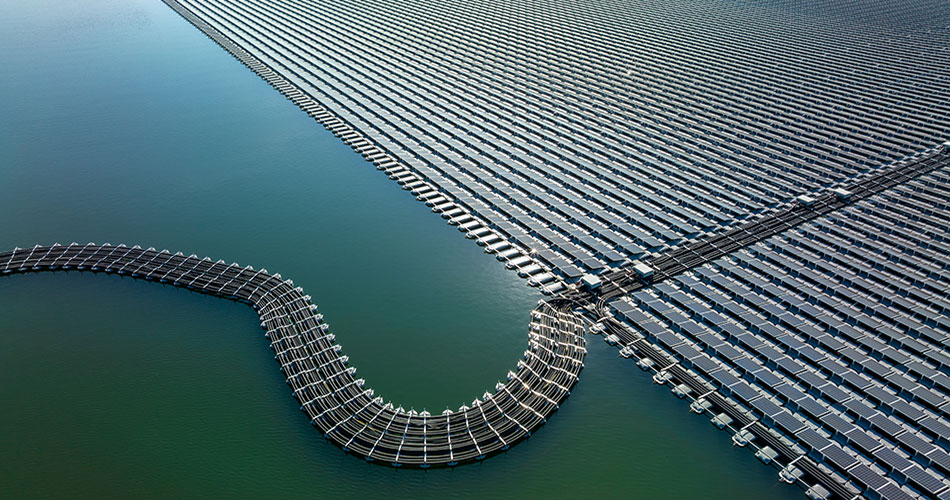 planta solar fotovoltaica flotante