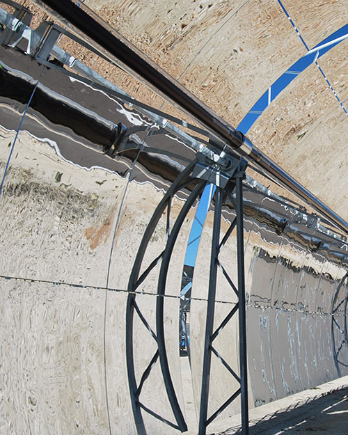 planta termosolar de colectores parabólicos