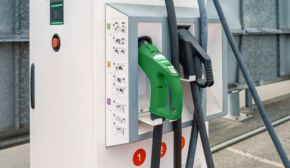 punto de recarga vehículo eléctrico